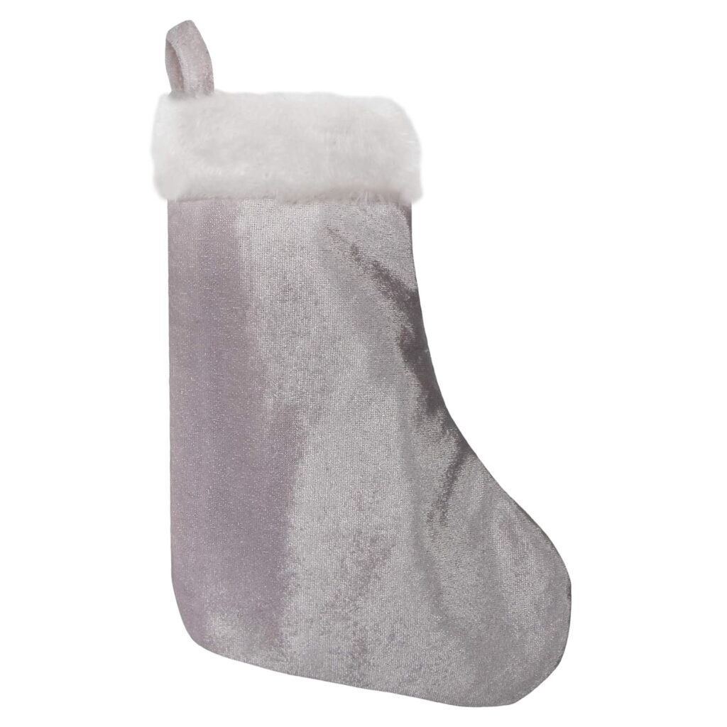 HOME HEART BEAUTIFUL VELVET 9" TALL CHRISTMAS STOCKING for FESTIVAL DÉCOR (PACK of EIGHT in EIGHT COLOURS) Visit the HOME HEART Store