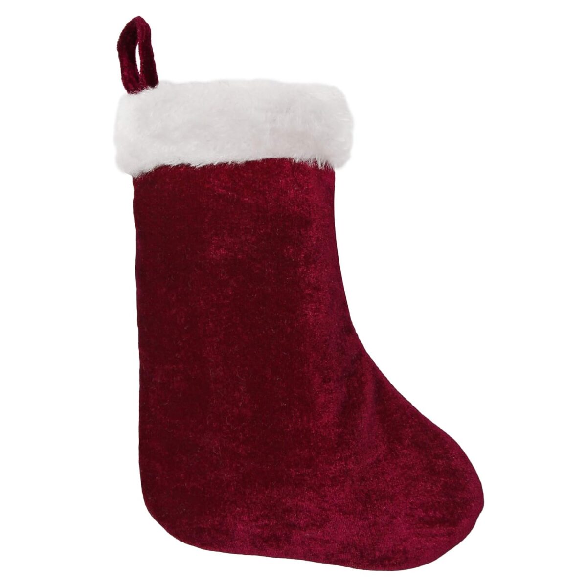 HOME HEART BEAUTIFUL VELVET 9" TALL CHRISTMAS STOCKING for FESTIVAL DÉCOR (PACK of EIGHT in EIGHT COLOURS) Visit the HOME HEART Store