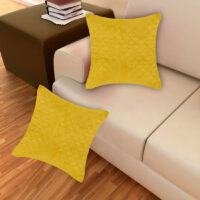 HOME HEART brands Royal yellow dupioni silk throw pillow covers, cushion covers