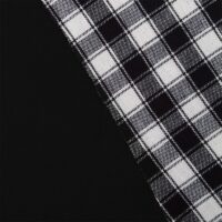 COFFEE TABLE CLOTH 24" ROUND SMALL VICTORIAN DUCK COTTON  BLACK - 2 SEATER - Image 4