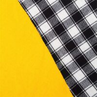 COFFEE TABLE CLOTH 24" ROUND SMALL VICTORIAN DUCK COTTON  Yellow - 2 SEATER - Image 4